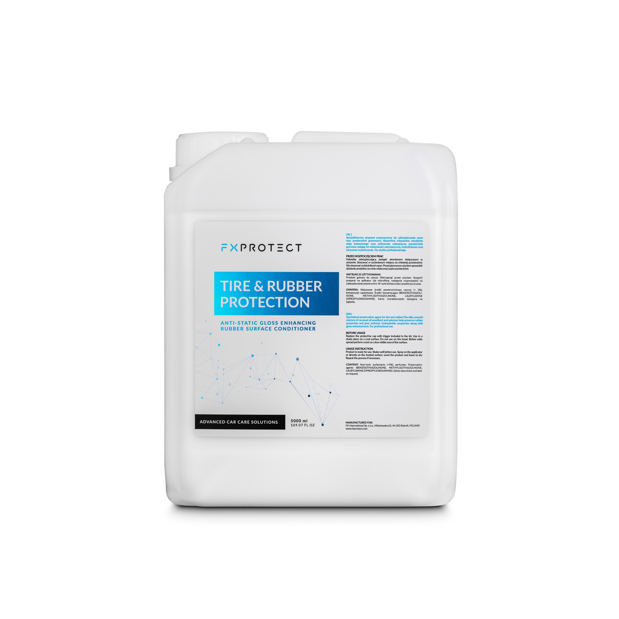 FX Protect Tire Rubber Protection 5L - dressing do opon 1 FX Protect Tire Rubber Protection 5L - dressing do opon