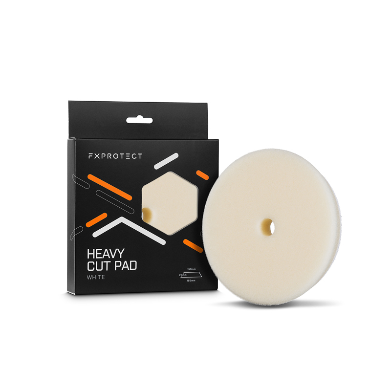 FX Protect Heavy Cut Pad White 150mm - otwarto-komórkowy silnie tnący pad 1 FX Protect Heavy Cut Pad White 150mm - otwarto-komórkowy silnie tnący pad