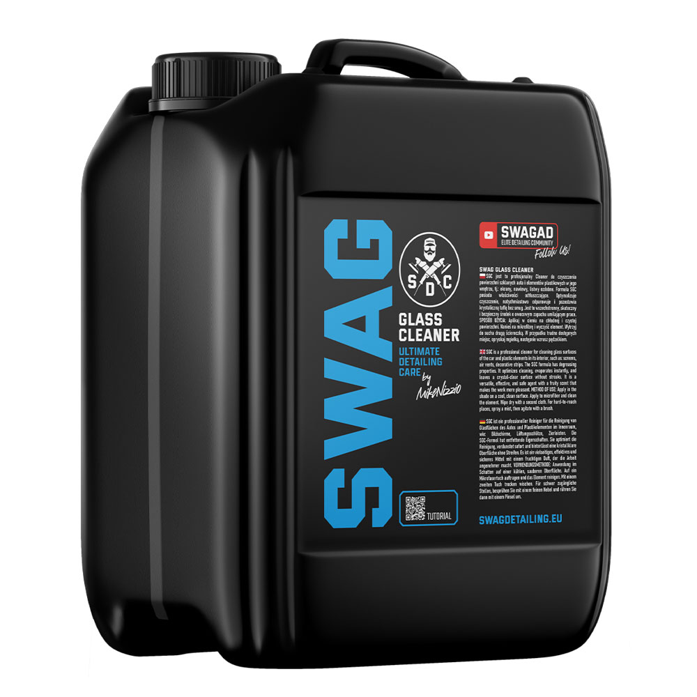 Swag GLASS CLEANER V3.1 5L - preparat do czyszczenia szyb i plastików 1 Swag GLASS CLEANER V3.1 5L - preparat do czyszczenia szyb i plastików