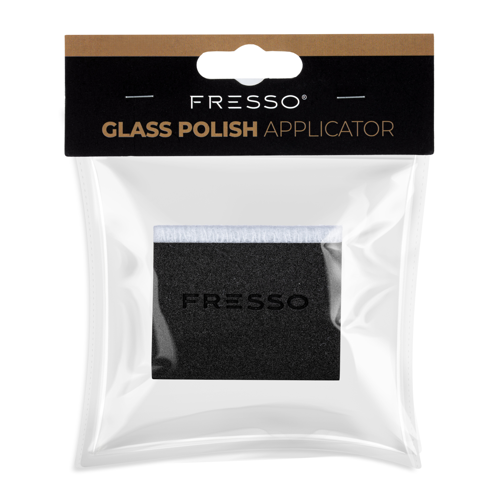 Fresso Glass Polish Applicator - kostka do polerowania szkła z filcem 1 Fresso Glass Polish Applicator - kostka do polerowania szkła z filcem