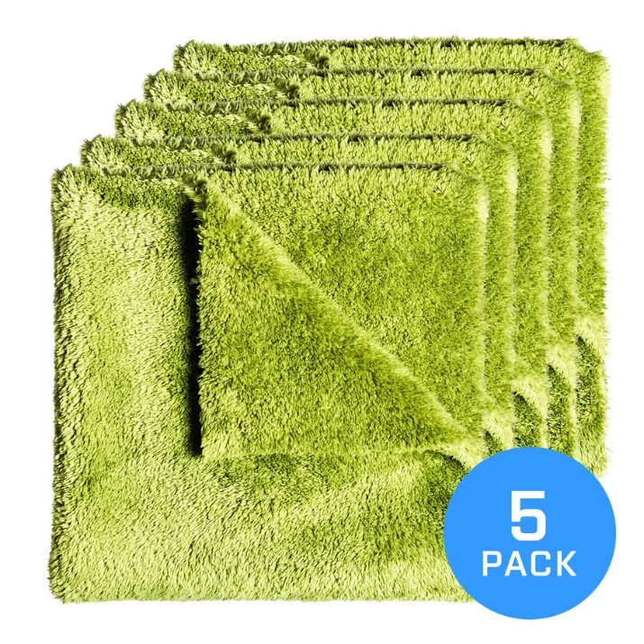 FX Protect Mikrofibra Grassy Green Boa 40x40 5pc -  mikrofibra bezkrawędziowa