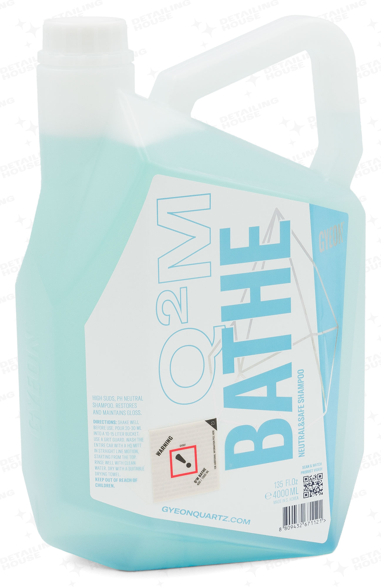 Gyeon Q2M Bathe 4L - skoncentrowany szampon o neutralnym pH 1 Gyeon Q2M Bathe 4L - skoncentrowany szampon o neutralnym pH