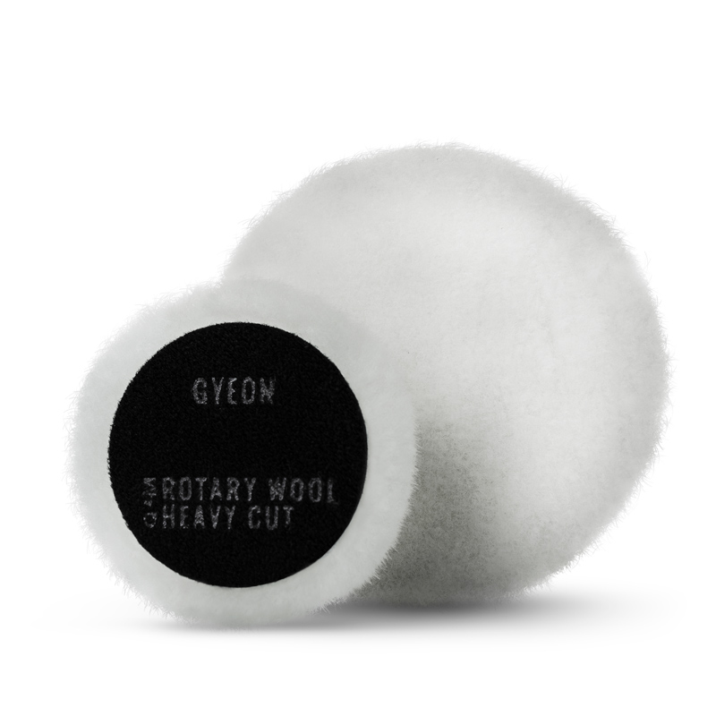 Gyeon Q2M Rotary Wool Heavy Cut 2-pack 80mm - tnące wełniane futro polerskie 1 Gyeon Q2M Rotary Wool Heavy Cut 2-pack 80mm - tnące wełniane futro polerskie