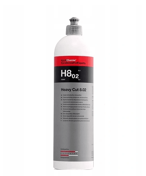 Koch Chemie H8.02 Heavy Cut 1L - mocno tnąca pasta polerska 1 Koch Chemie H8.02 Heavy Cut 1L - mocno tnąca pasta polerska