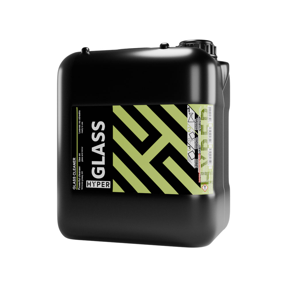 Hyper Glass Cleaner 5L - płyn do mycia szyb samochodowych 1 Hyper Glass Cleaner 5L - płyn do mycia szyb samochodowych