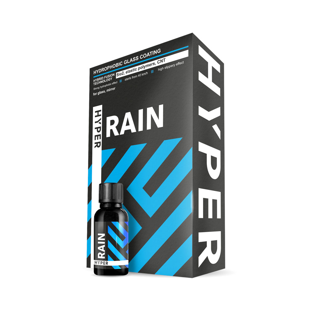 Hyper Rain 30ml - powłoka do szyb 1 Hyper Rain 30ml - powłoka do szyb