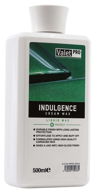 ValetPRO Indulgence Cream Wax 500ml -płynny wosk 1 ValetPRO Indulgence Cream Wax 500ml -płynny wosk