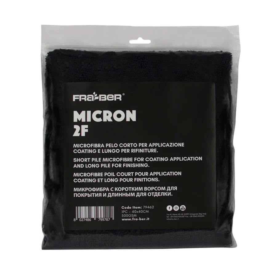 Innovacar Micron 2F 40x40 500gsm Black - dwustronna mikrofibra 1 Innovacar Micron 2F 40x40 500gsm Black - dwustronna mikrofibra