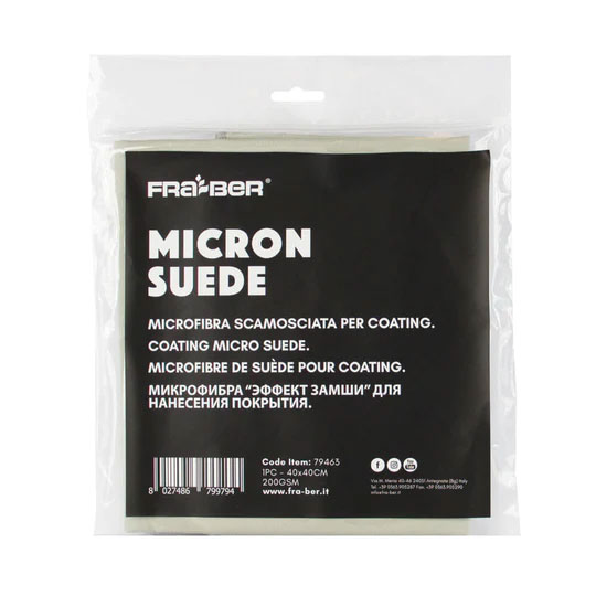 Innovacar Micron Suede 40x40 200gsm Grey - mikrofibra do powłok ochronnych 1 Innovacar Micron Suede 40x40 200gsm Grey - mikrofibra do powłok ochronnych