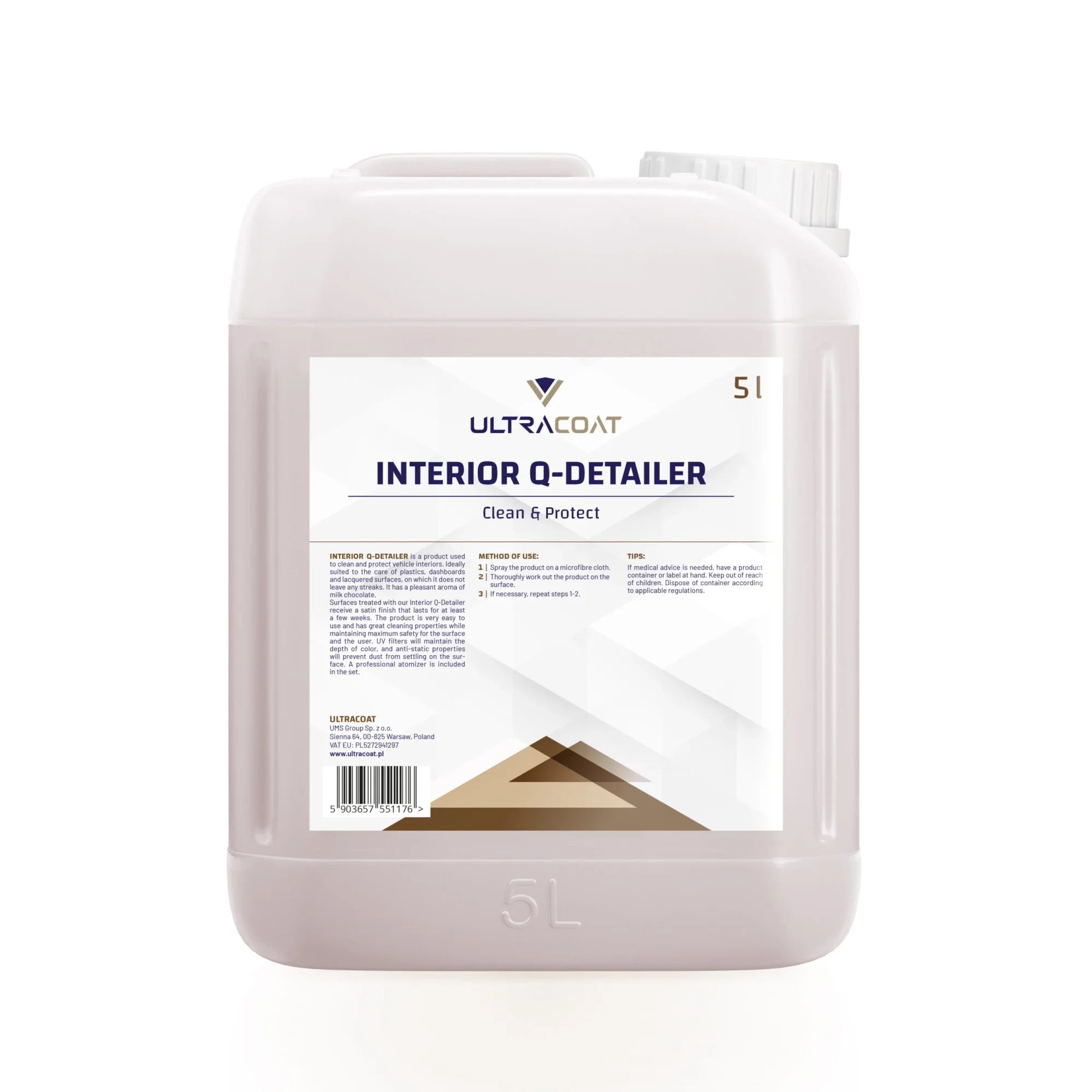Ultracoat Interior Q-Detailer 5L - quick detailer do wnętrza