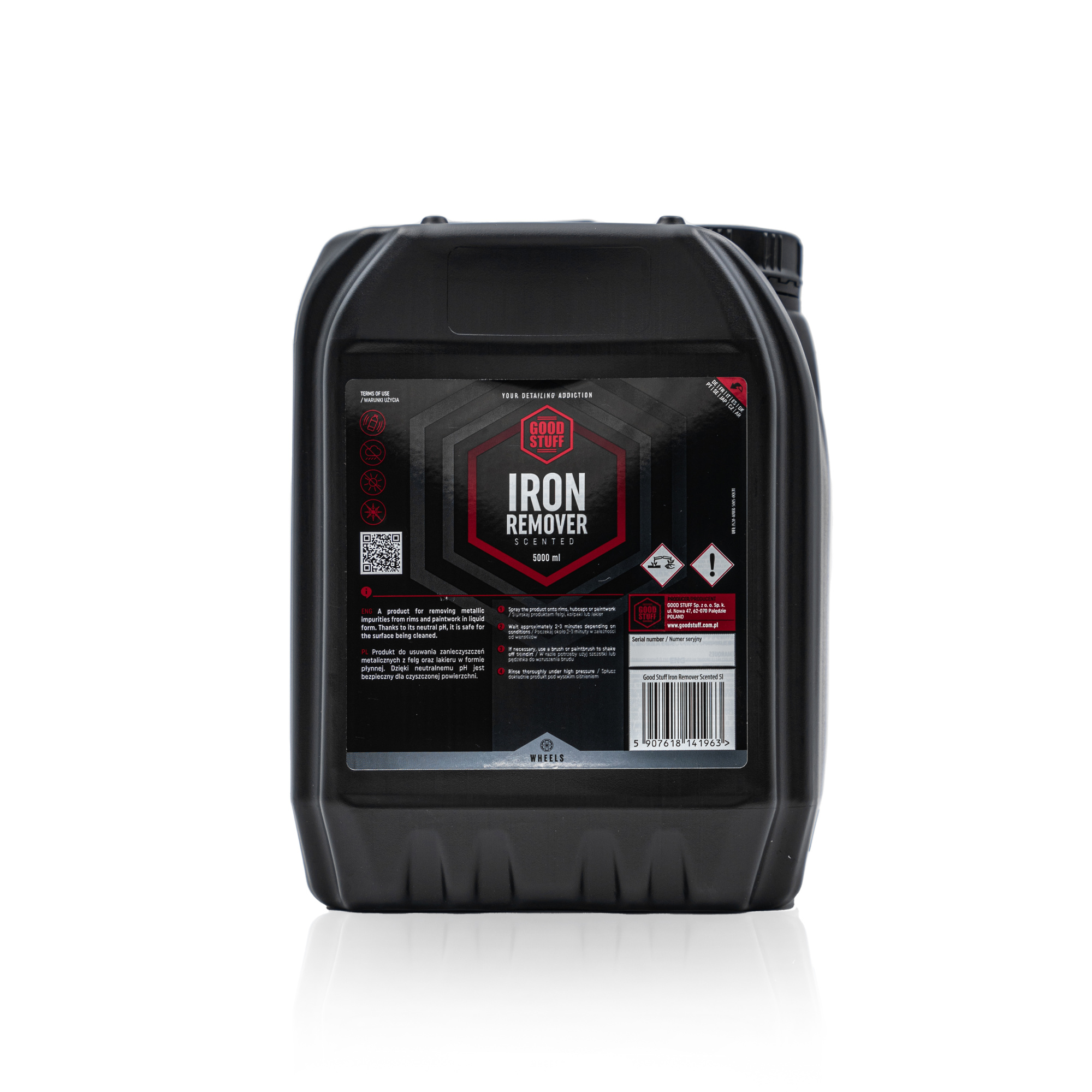 Good Stuff Iron Remover 5L - produkt do usuwania zanieczyszczeń metalicznych 1 Good Stuff Iron Remover 5L - produkt do usuwania zanieczyszczeń metalicznych