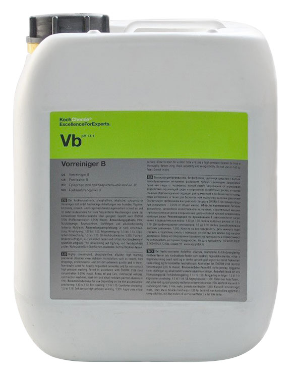 Koch Chemie Vorreiniger B 22kg - środek do wstępnego mycia samochodu 1 Koch Chemie Vorreiniger B 22kg - środek do wstępnego mycia samochodu