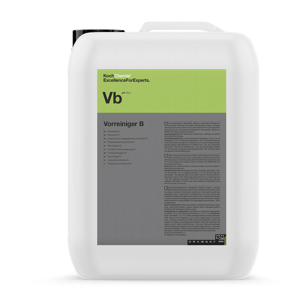 Koch Chemie Vorreiniger B 5kg - środek do wstępnego mycia lakieru 1 Koch Chemie Vorreiniger B 5kg - środek do wstępnego mycia lakieru