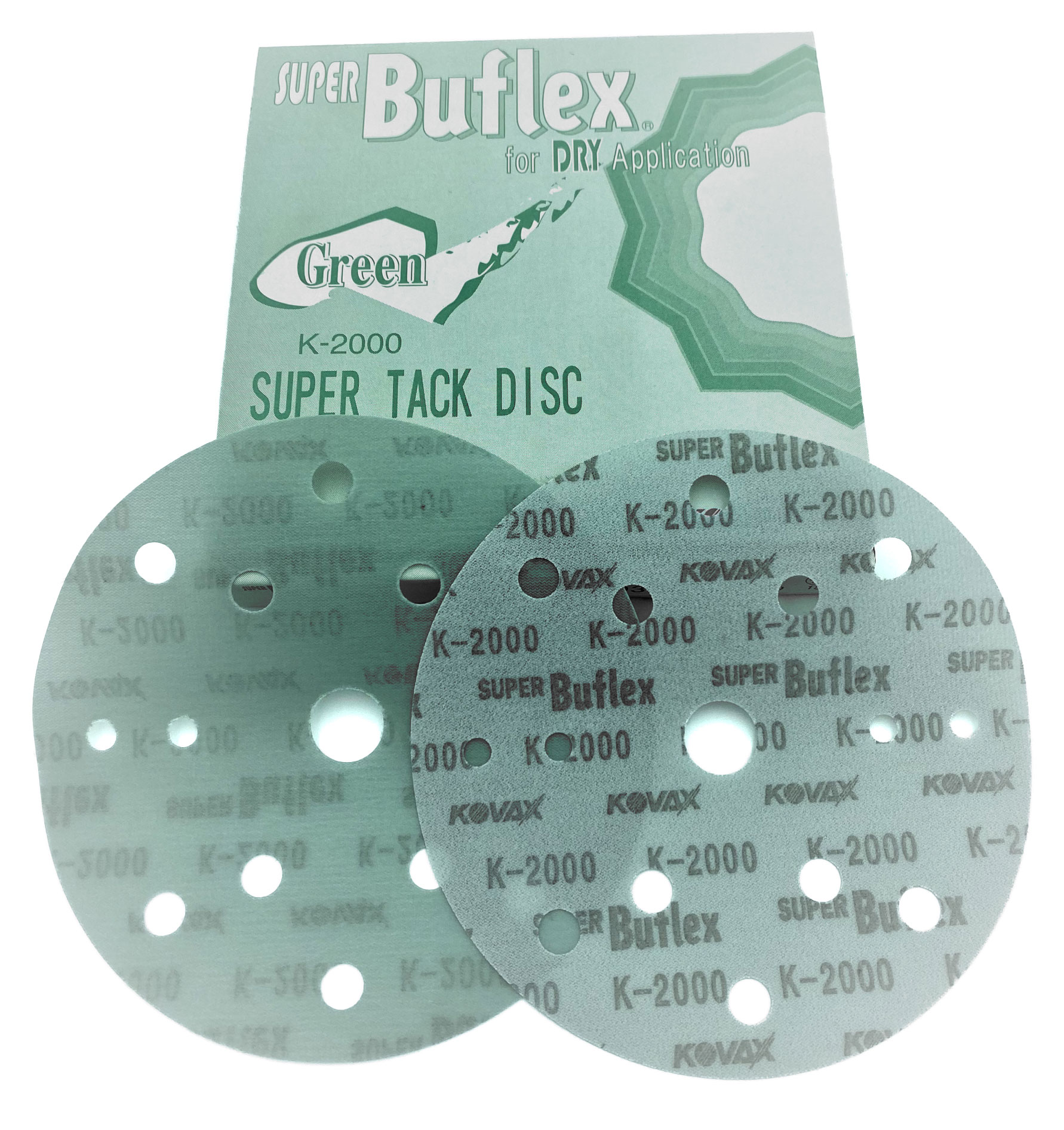 Kovax Buflex Dry K2000 152mm 15H - krążek ścierny na rzep 1 Kovax Buflex Dry K2000 152mm 15H - krążek ścierny na rzep