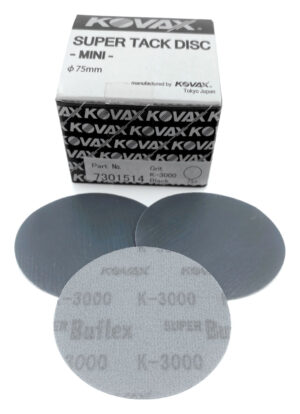 Kovax Buflex Dry 75mm black K3000 - krążek ścierny na rzep