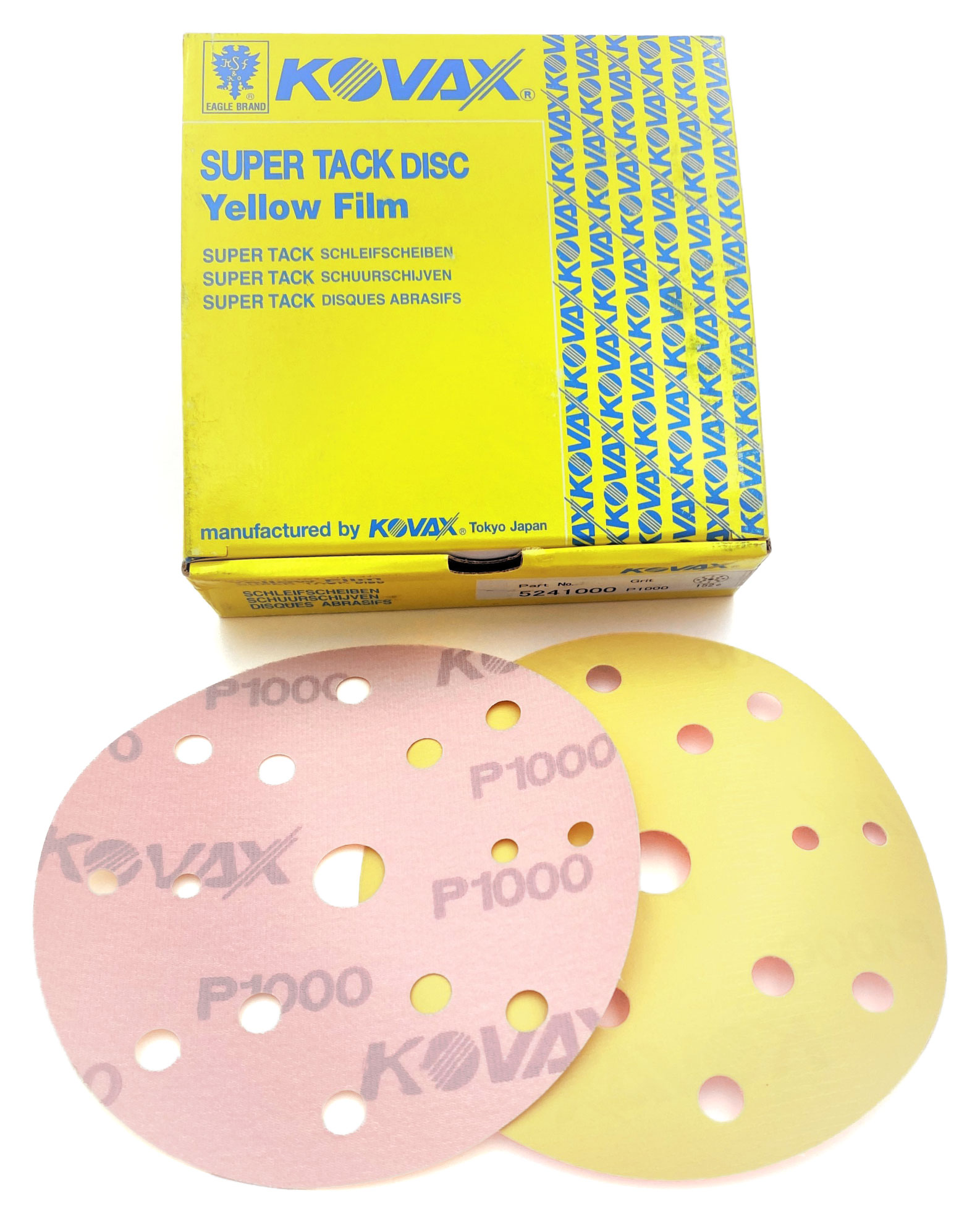 Kovax Yellow P1000 rzep 152mm 15otw 1 Kovax Yellow P1000 rzep 152mm 15otw