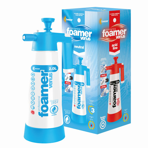 KWAZAR Venus Super Foamer 2l + końcówki - ręczna pianownica 1 KWAZAR Venus Super Foamer 2l + końcówki - ręczna pianownica