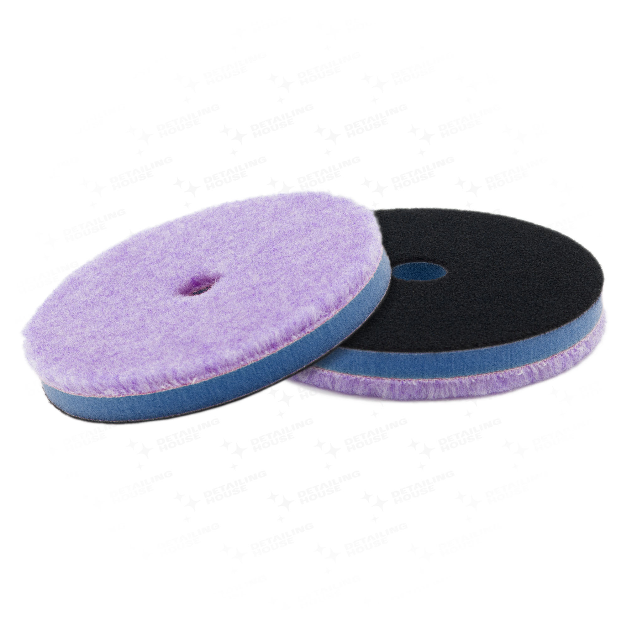 Lake Country Purple Wool with Blue Foam 5,5x1/4 - futro polerskie 1 Lake Country Purple Wool with Blue Foam 5