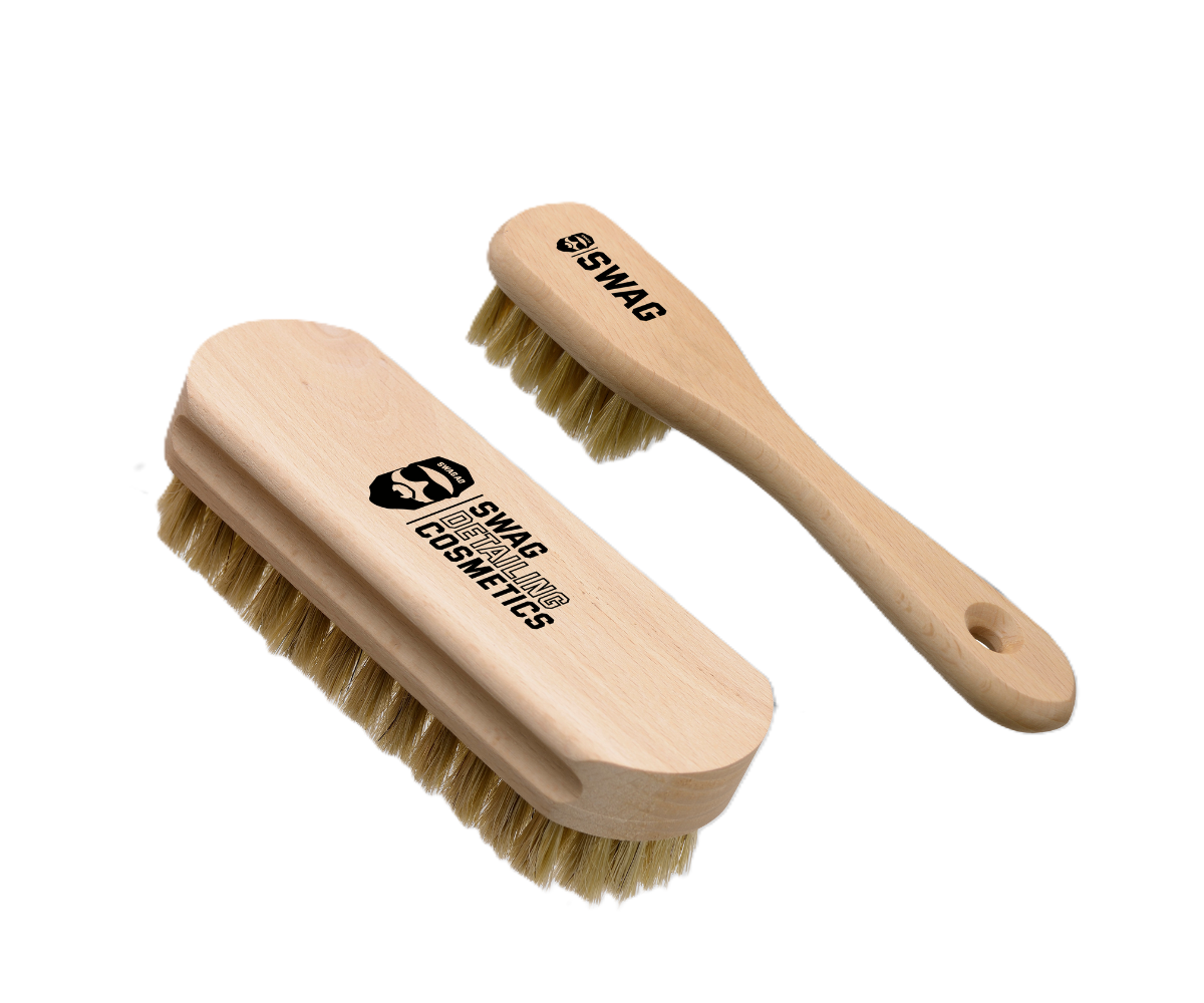 Swag LEATHER BRUSH SET V2 - szczoteczki z naturalnego włosia