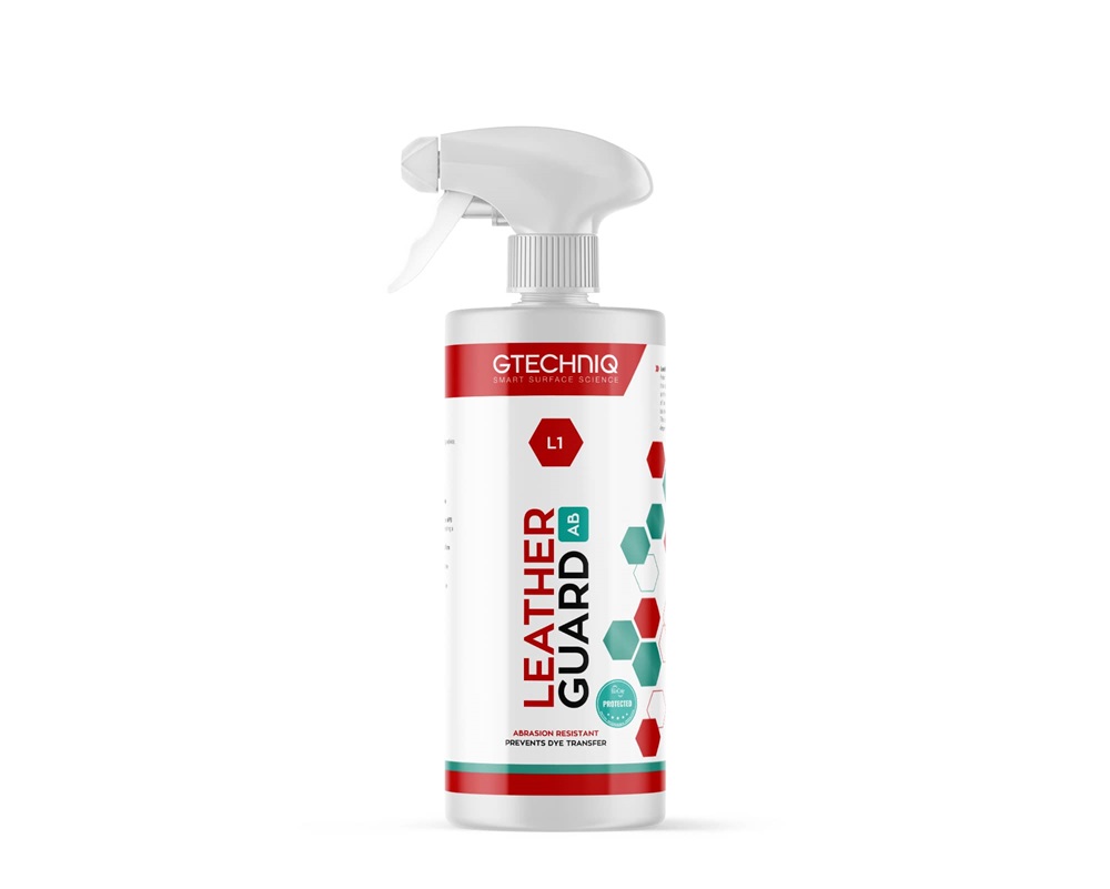 Gtechniq L1 Leather Guard 500ml - środek do zabezpieczenia tapicerki skórzanej 1 Gtechniq L1 Leather Guard 500ml - środek do zabezpieczenia tapicerki skórzanej