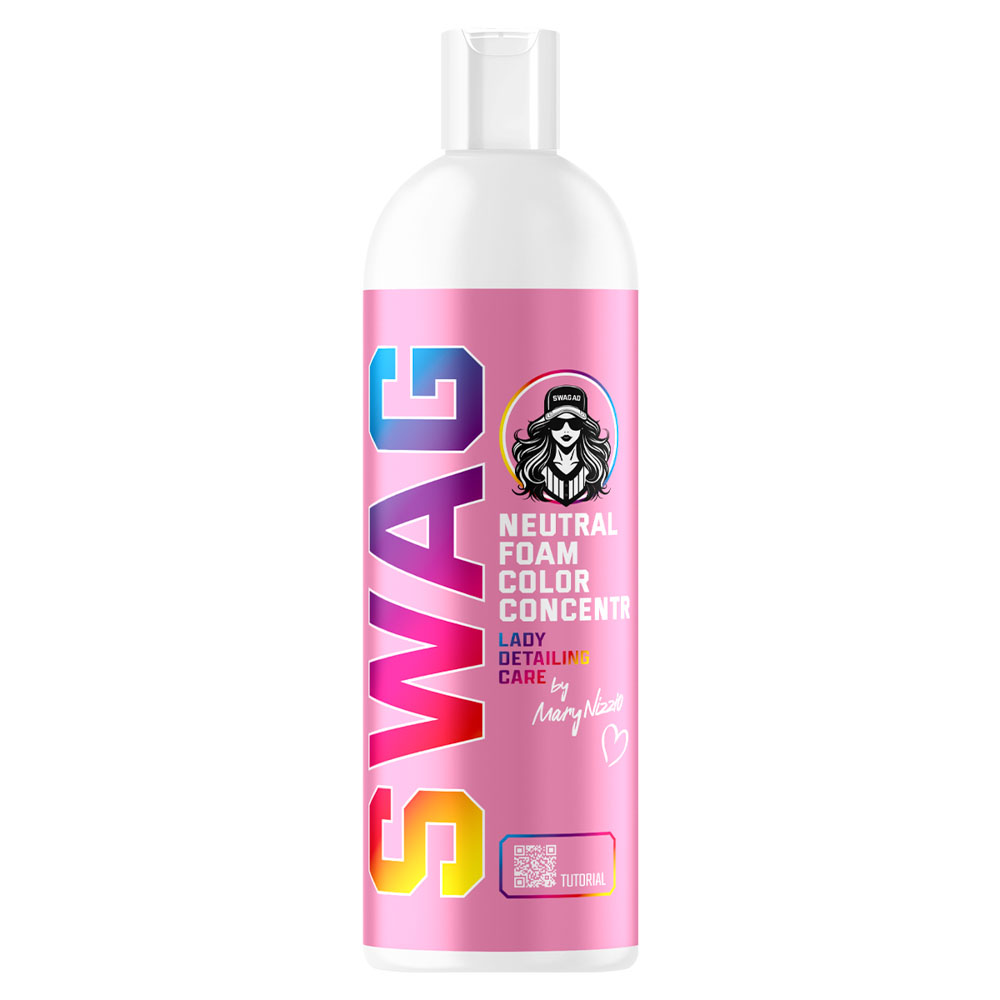 Swag LADY NEUTRAL FOAM COLOR 1:20 500ml - aktywna kolorowa piana do mycia o neutralnym pH 1 Swag LADY NEUTRAL FOAM COLOR 1:20 500ml - aktywna kolorowa piana do mycia o neutralnym pH