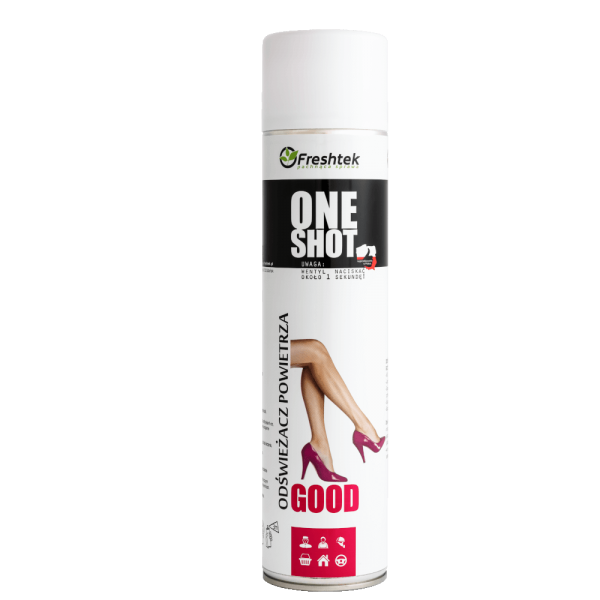 Freshtek One Shot Good 600ml - odświeżacz powietrza 1 Freshtek One Shot Good 600ml - odświeżacz powietrza