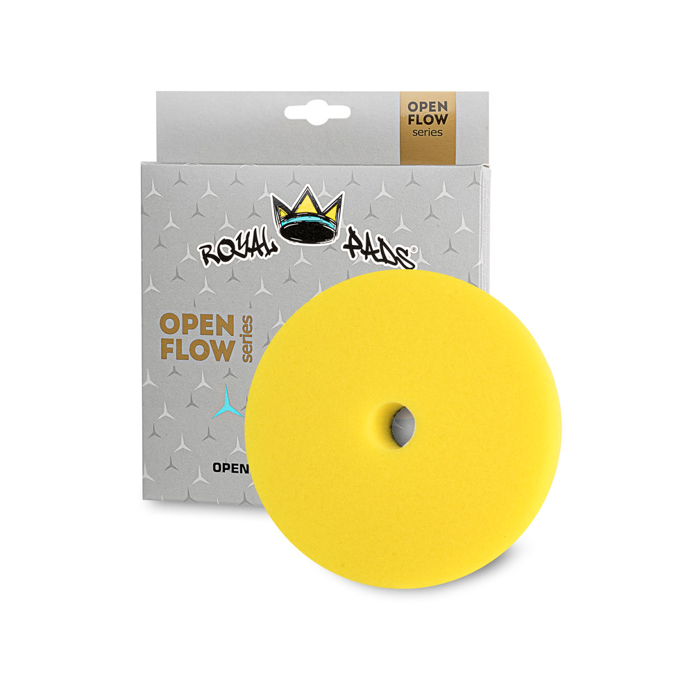 Royal Pads OF Medium 80mm Yellow - otwarto-komórkowy pad polerski średnio tnący 1 Royal Pads OF Medium 80mm Yellow - otwarto-komórkowy pad polerski średnio tnący