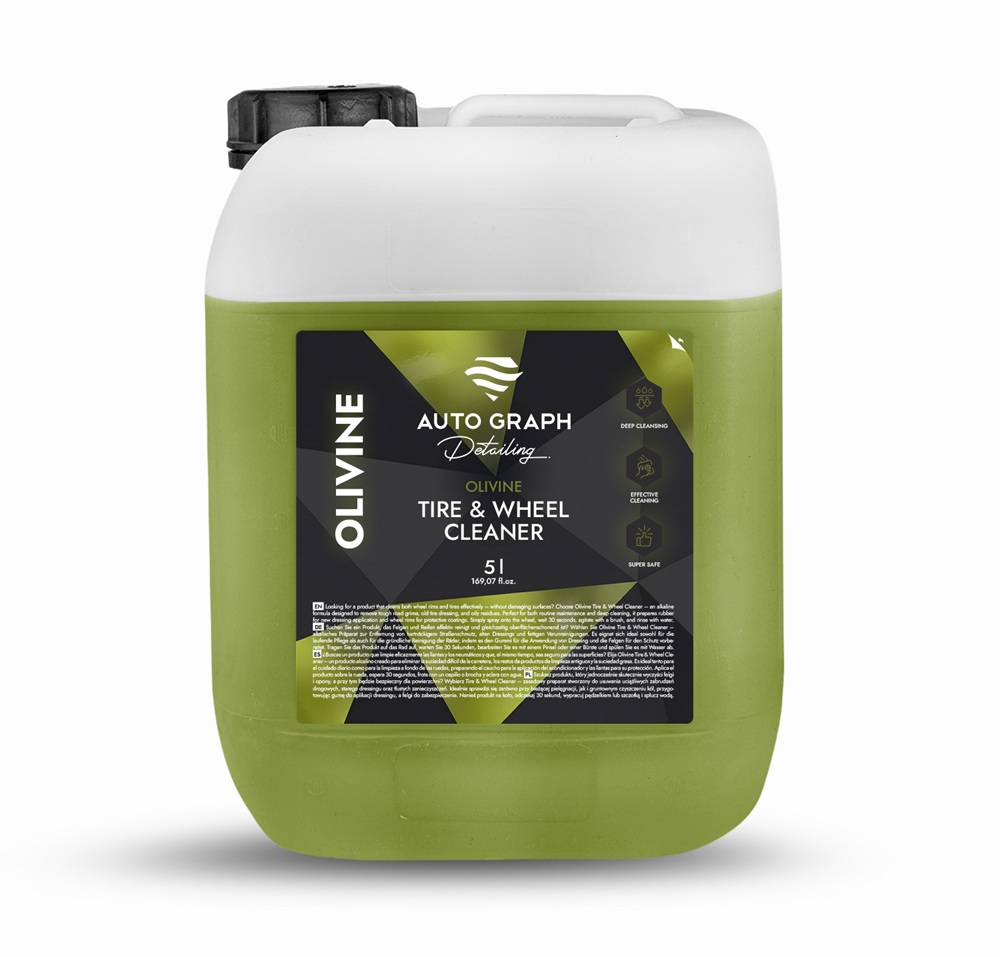 Auto Graph Olivine Tire & Wheel Cleaner 5L - środek do czyszczenia kół 1 Auto Graph Olivine Tire & Wheel Cleaner 5L - środek do czyszczenia kół
