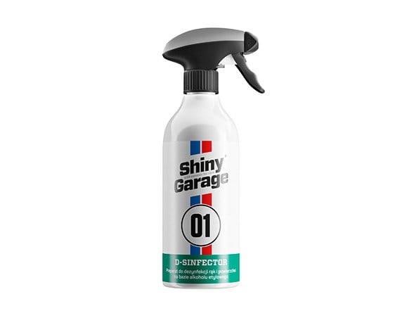 Shiny Garage D-Sinfector 500ml -preparat do dezynfekcji rąk 1 Shiny Garage D-Sinfector 500ml -preparat do dezynfekcji rąk