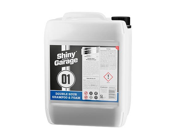Shiny Garage Double Sour Shampoo & Foam 5L - 2w1 kwaśna piana i kwaśny szampon 1 Shiny Garage Double Sour Shampoo & Foam 5L - 2w1 kwaśna piana i kwaśny szampon