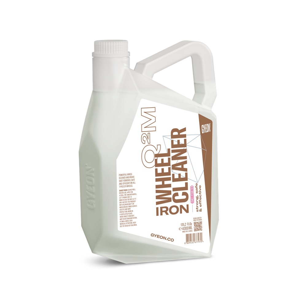 GYEON Q2M Iron WheelCleaner Redefined 4L - środek do czyszczenia kół, deironizer 1 GYEON Q2M Iron WheelCleaner Redefined 4L - środek do czyszczenia kół