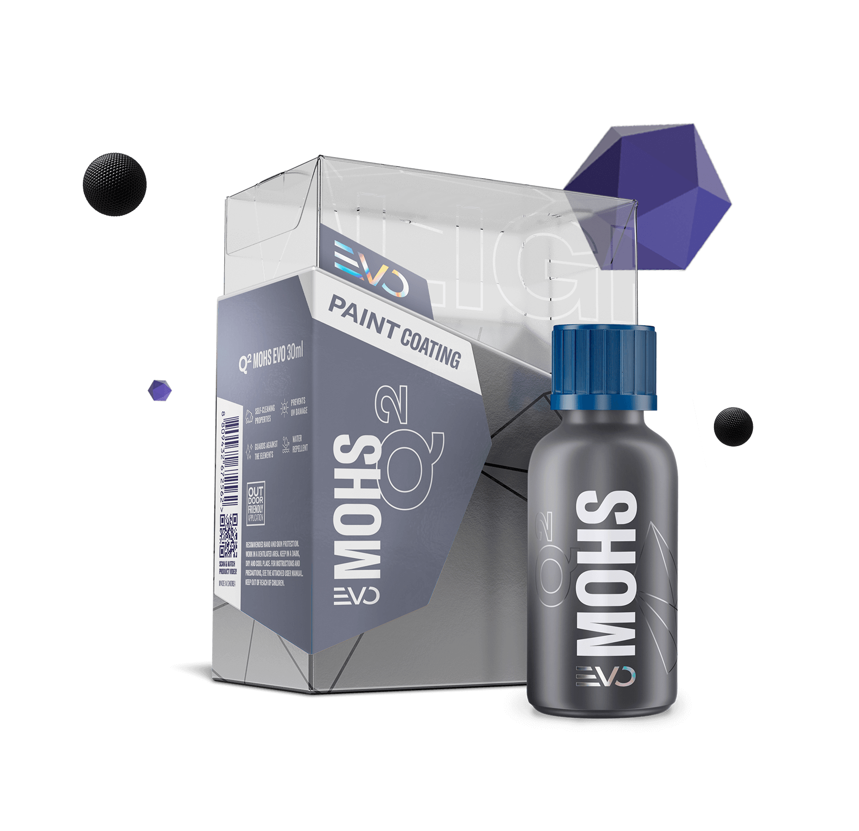 Gyeon Q2 Mohs Evo Light Box 50ml - niezwykle trwała powłoka kwarcowa