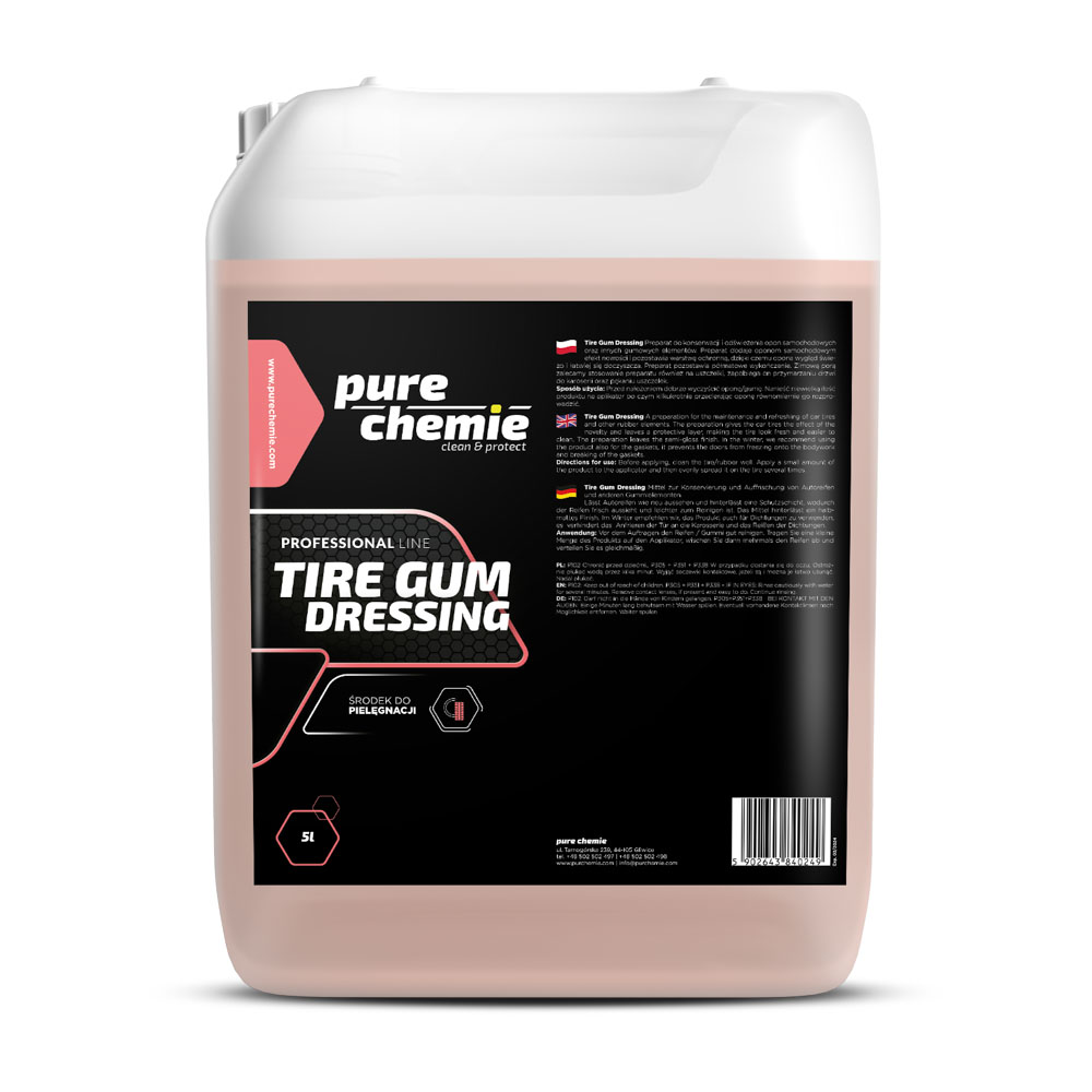 Pure Chemie Tire Gum Dressing 5L - produkt do pielęgnacji opon 1 Pure Chemie Tire Gum Dressing 5L - produkt do pielęgnacji opon