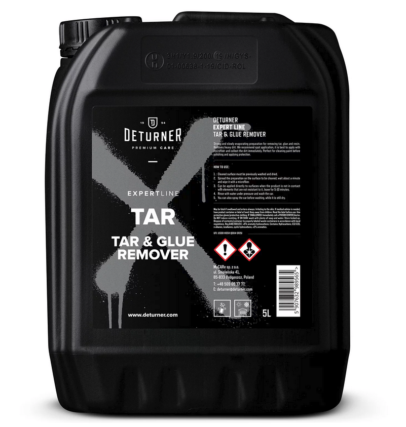 Deturner Tar 5L - preparat do usuwania smoły i kleju 1 Deturner Tar 5L - preparat do usuwania smoły i kleju