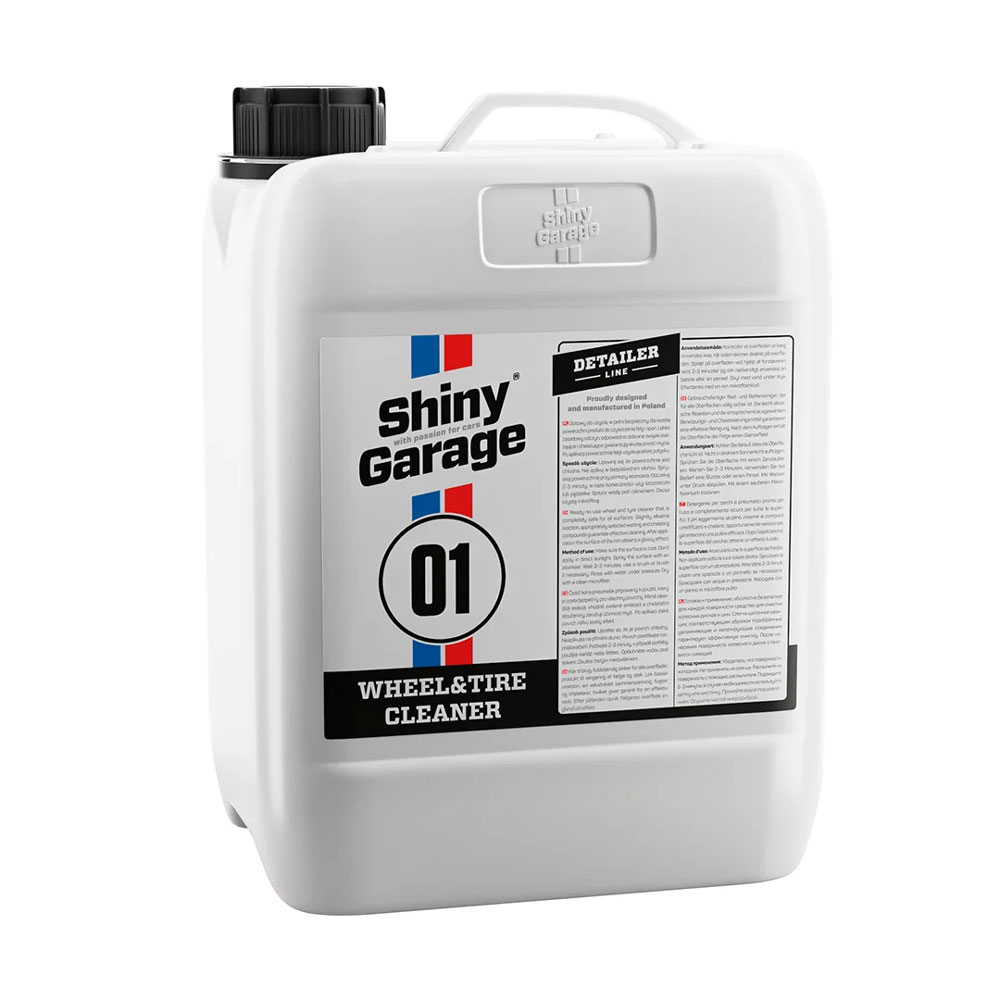 Shiny Garage Wheel And Tire Cleaner 5L - produkt do czyszczenia felg i opon 1 Shiny Garage Wheel And Tire Cleaner 5L - produkt do czyszczenia felg i opon