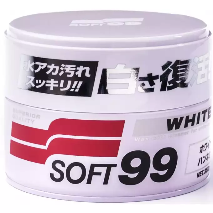 SOFT99 White Soft Wax - wosk do jasnych lakierów 350g 1 SOFT99 White Soft Wax - wosk do jasnych lakierów 350g
