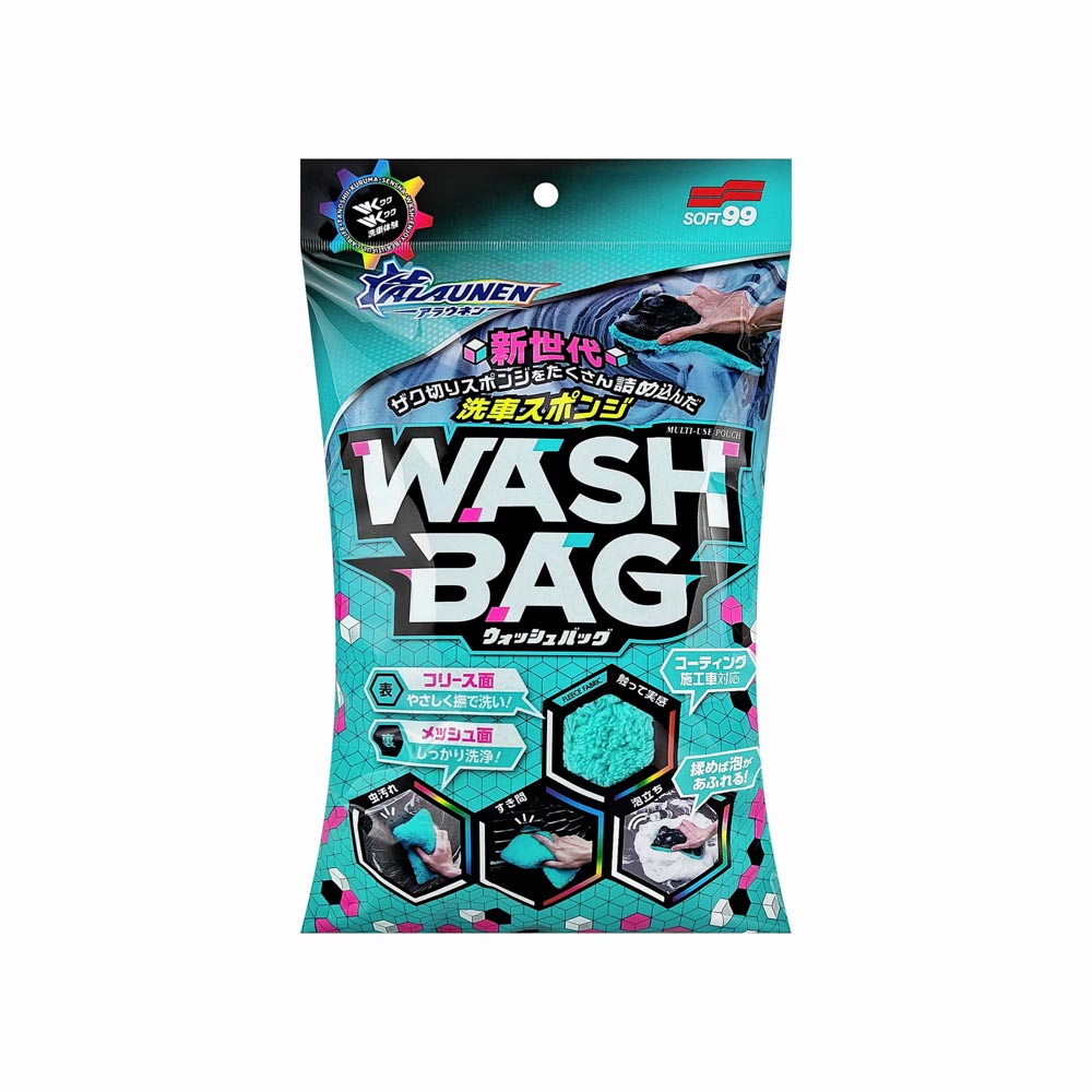 Soft99 Alaunen Wash Bag - dwustronna gąbka samochodowa