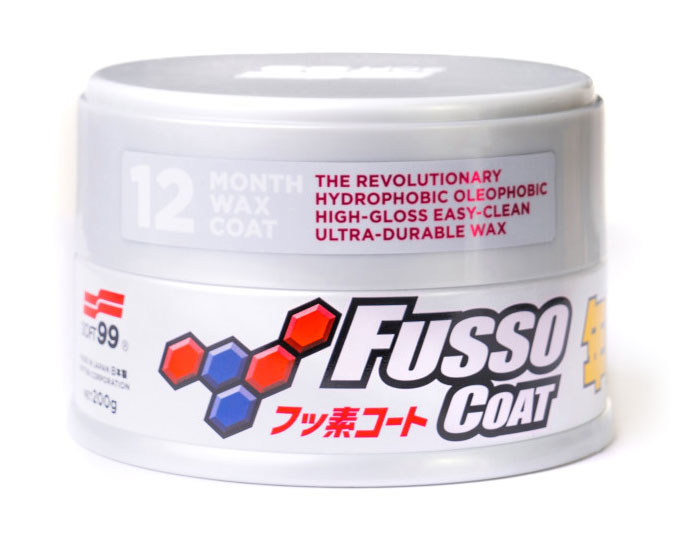 Soft99 New Fusso Coat 12 Months Wax Light 200g - wosk do jasnych lakierów 1 Soft99 New Fusso Coat 12 Months Wax Light 200g - wosk do jasnych lakierów