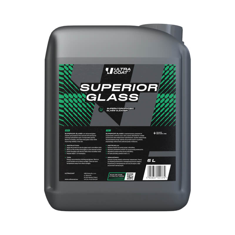 Ultracoat Superior Glass 5L - płyn do mycia szyb 1 Ultracoat Superior Glass 5L - płyn do mycia szyb