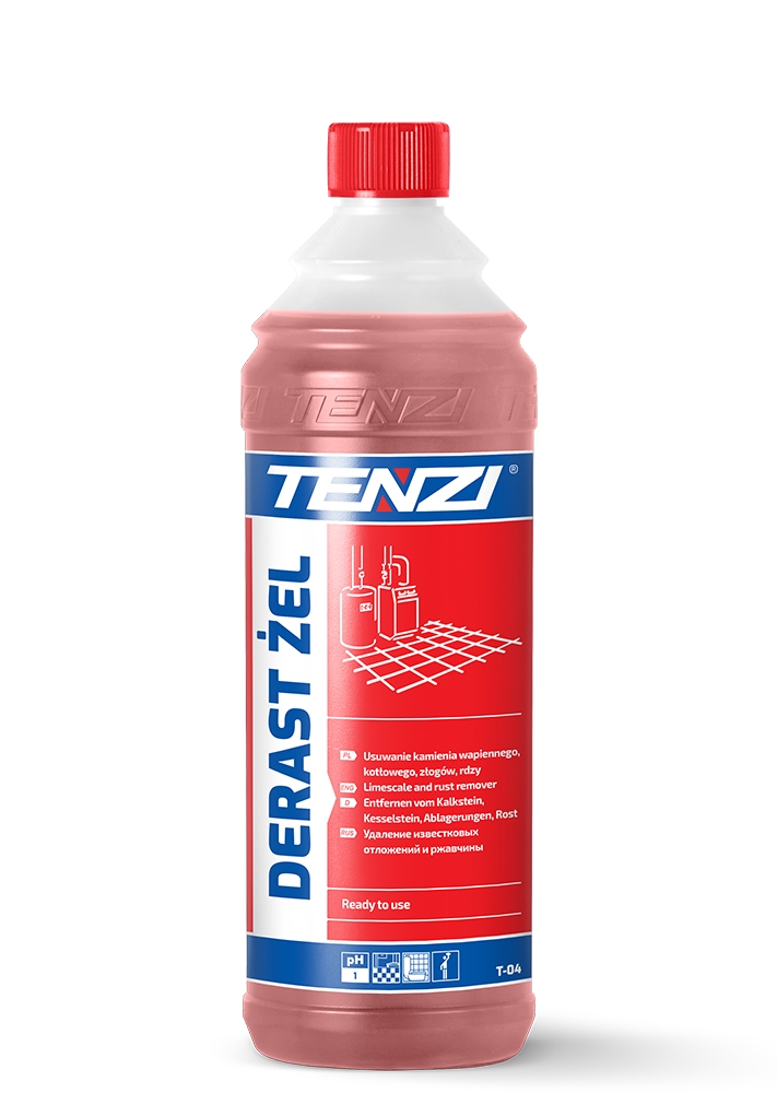 Tenzi Derast Żel 1L - odkamieniacz i odrdzewiacz przemysłowy w żelu 1 Tenzi Derast Żel 1L - odkamieniacz i odrdzewiacz przemysłowy w żelu