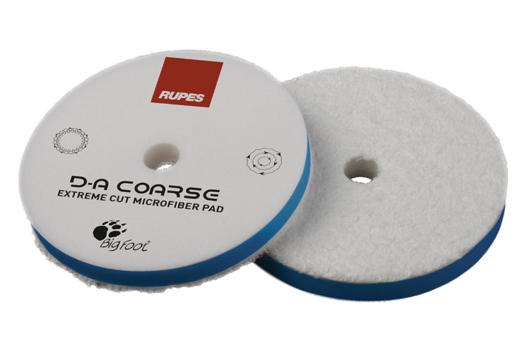 Rupes D-A Coarse Extreme 130mm - twardy pad polerski z mikrofibry 1 Rupes D-A Coarse Extreme 130mm - twardy pad polerski z mikrofibry