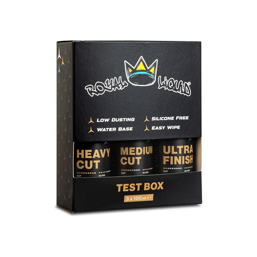 Royal Liquid Compound Test Box 3x100ml - zestaw past polerskich