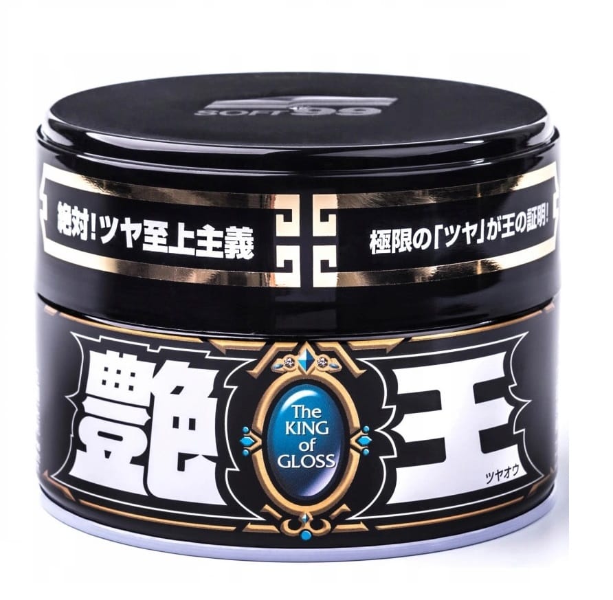 Soft99 The King of Gloss Dark 300g - twardy wosk samochodowy do ciemnych lakierów 1 Soft99 The King of Gloss Dark 300g - twardy wosk samochodowy do ciemnych lakierów