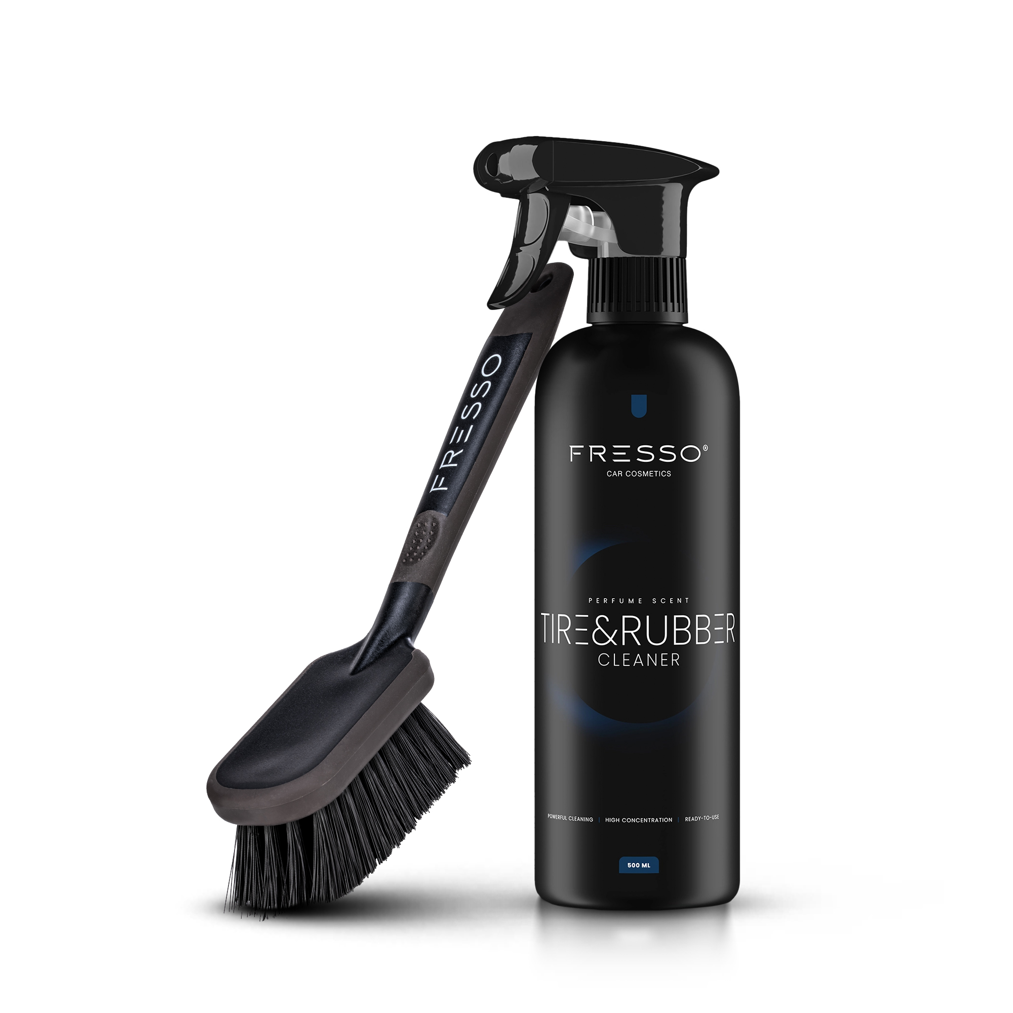 Fresso Tire Brush + Tire Cleaner 500ml - zestaw do czyszczenia opon
