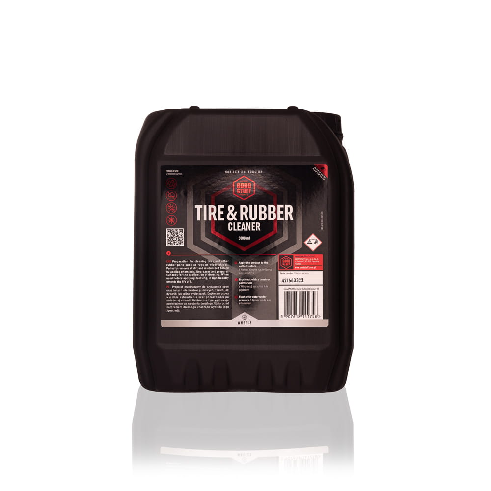 Good Stuff Tire and Rubber Cleaner 5L - produkt do czyszczenia opon 1 Good Stuff Tire and Rubber Cleaner 5L - produkt do czyszczenia opon