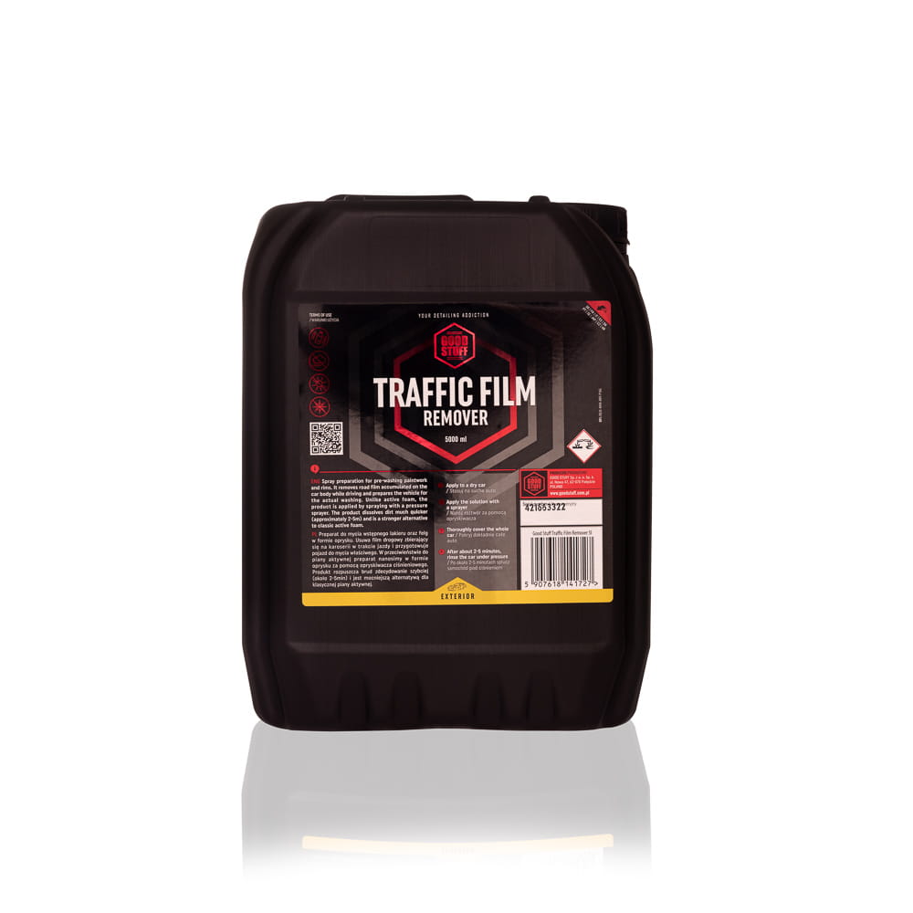 Good Stuff Traffic Film Remover 5L - koncentrat do mycia wstępego 1 Good Stuff Traffic Film Remover 5L - koncentrat do mycia wstępego