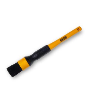 Work Stuff Detailing Brush Black Ultra Grip 24mm - pędzelek detailingowy z twardym włosiem