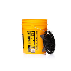 Work Stuff Detailing Bucket Yellow Wash + separator - żółte wiadro detailingowe z separatorem brudu
