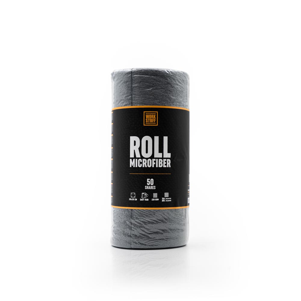 Work Stuff Roll Microfiber - rolka 50 uniwersalnych mikrofibr 30×30cm 220GSM 1 Work Stuff Roll Microfiber - rolka 50 uniwersalnych mikrofibr 30×30cm 220GSM