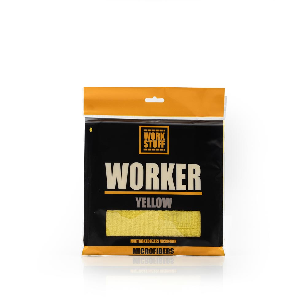 Work Stuff Worker 1pc. Yellow - uniwersalna ściereczka z mikrofibry 1 Work Stuff Worker 1pc. Yellow - uniwersalna ściereczka z mikrofibry